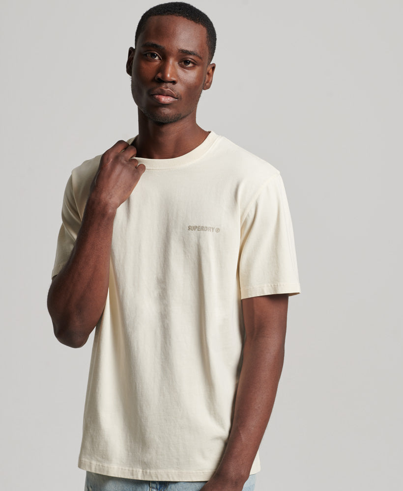 Code Essential Overdyed T Shirt | Rice White – Superdry