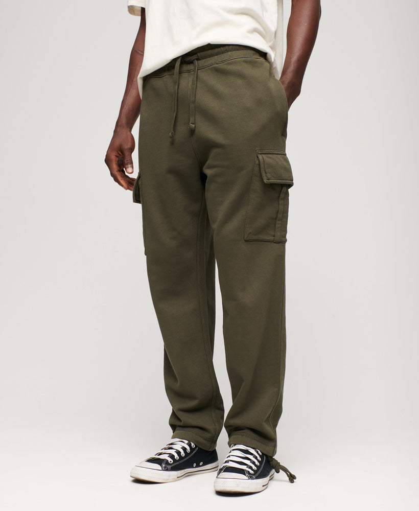 Relaxed Cargo Joggers | Dark Grey Green – Superdry