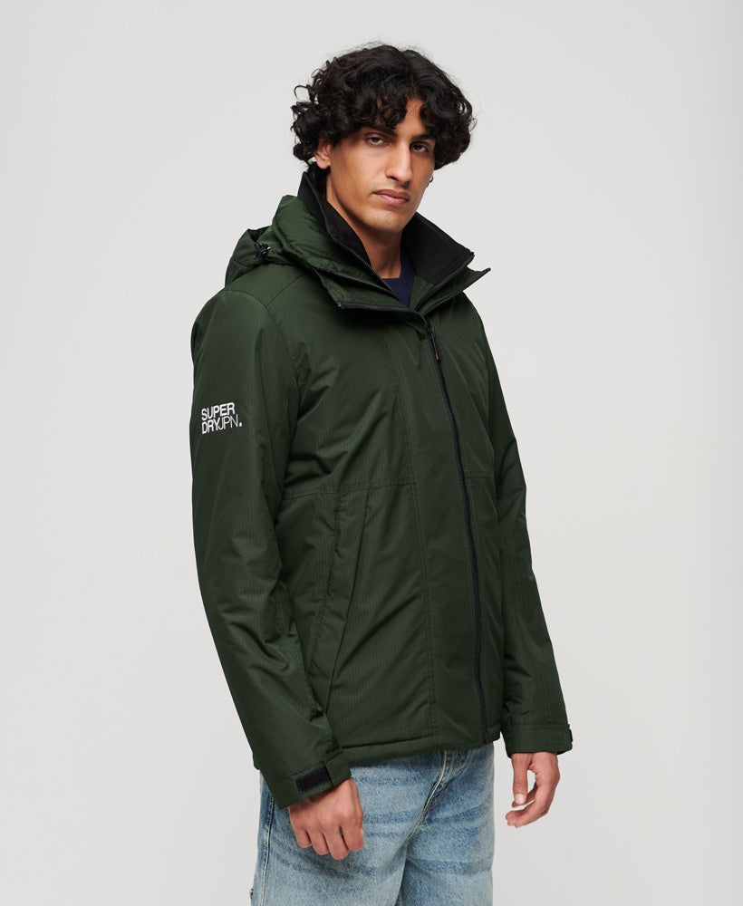 Hooded Yachter Windbreaker Jacket Academy Dark Green Superdry