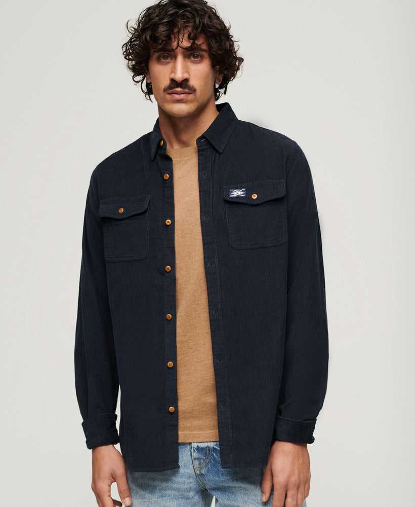 Trailsman Relaxed Fit Corduroy Shirt | Eclipse Navy