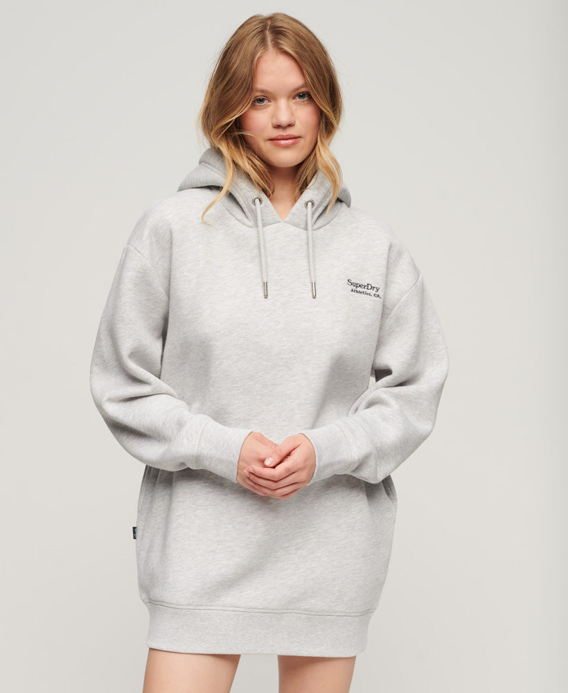 Essential Hoodie Dress | Glacier Grey Marle