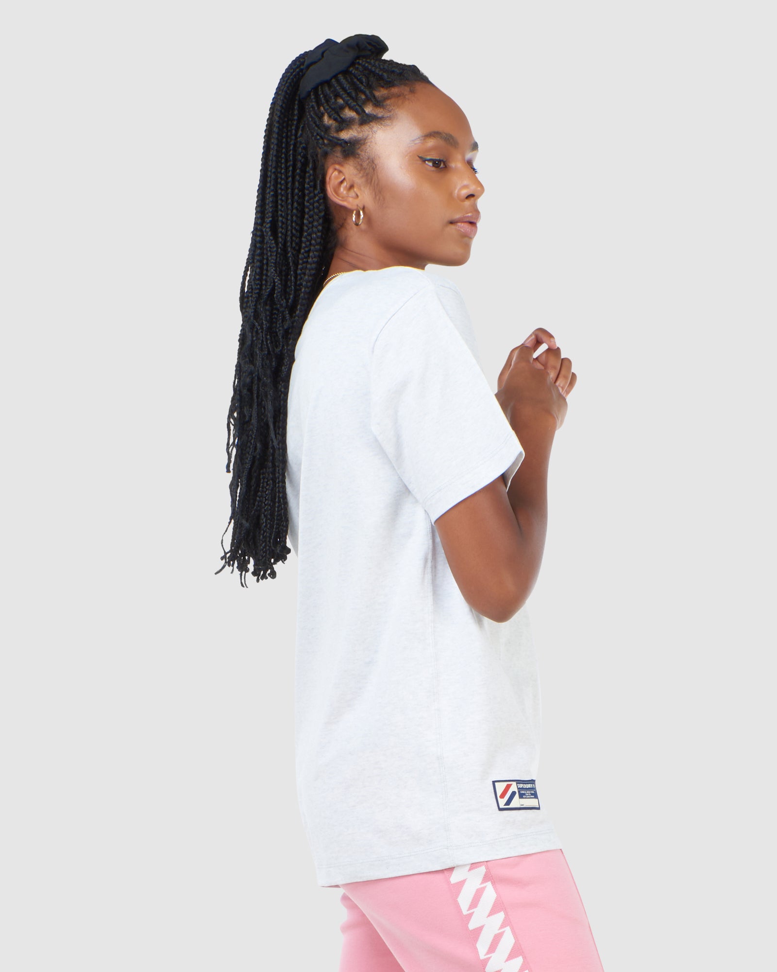 Superdry Code Essential T Shirt | Ice Marle