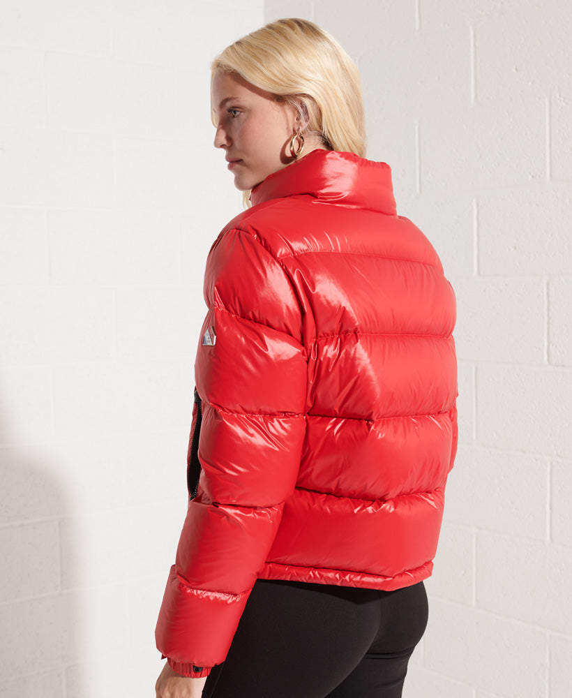 Alpine Luxe Down Jacket | Risk Red