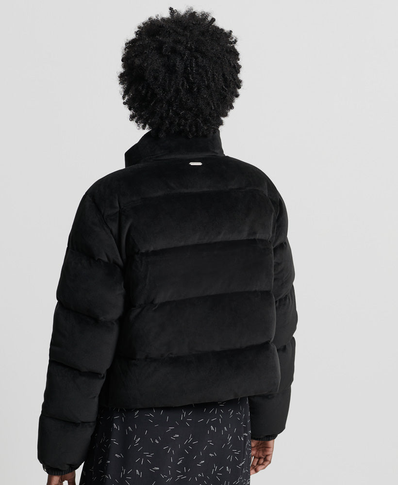 Studios Alpine Down Jacket | Black Velvet – Superdry