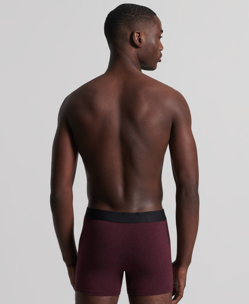 Boxer Offset Double Pack | Navy/Burgundy