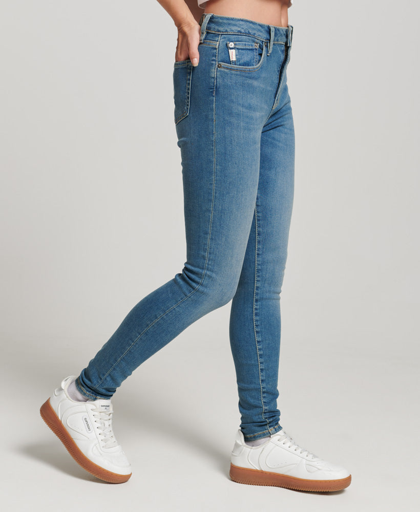 Vintage High Rise Skinny Jeans | Salem Mid Blue 30