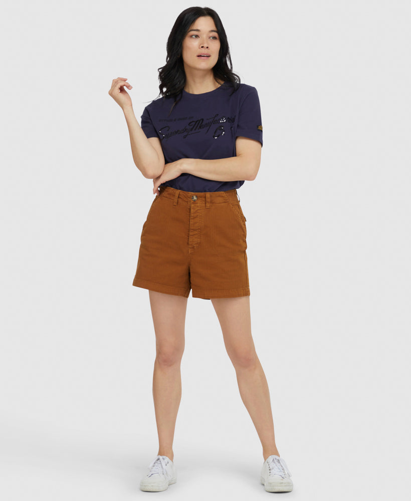 Vintage Utility Shorts | Tobacco