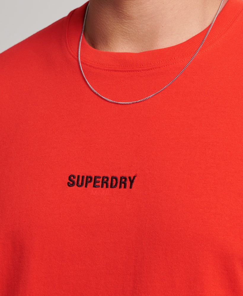 Code Micro Logo T Shirt | Bright Red