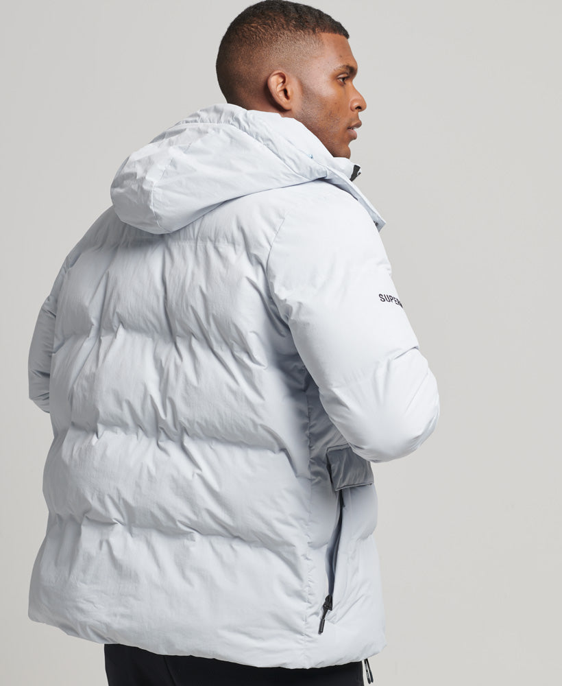 Short Boxy Puffer Jacket | Arctic Ice