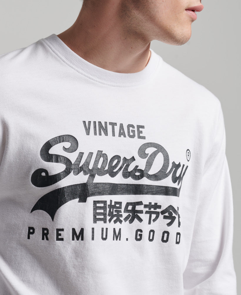 Produtos premium vintage com logotipo SUPERDRY - camiseta