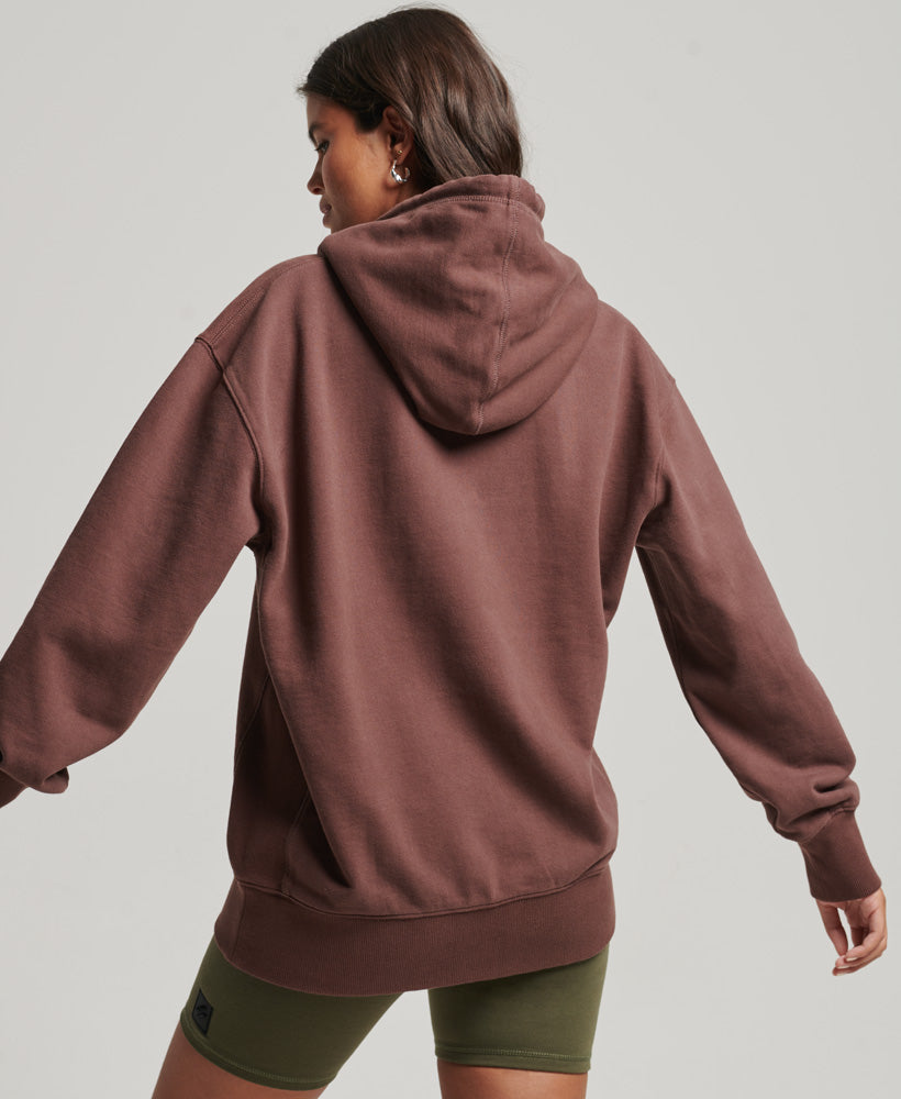 ASOS DESIGN super oversized hoodie in dark brown