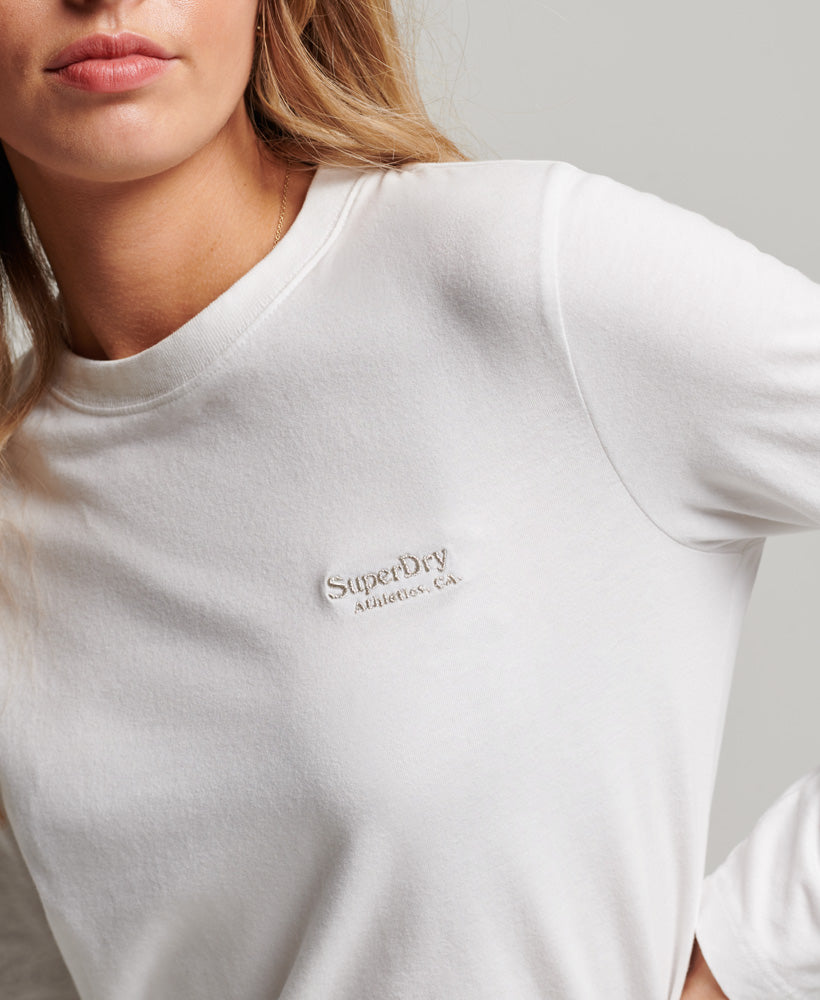 Essential Long Sleeve Top | Rodeo White