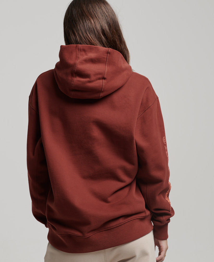 Core Oversized Hoodie | Fired Brick Brown