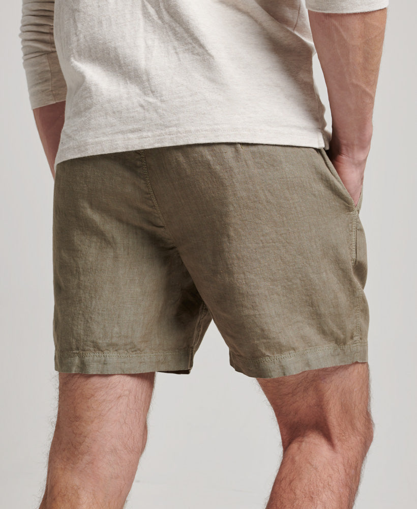 Studios Overdyed Linen Shorts | Washed Khaki