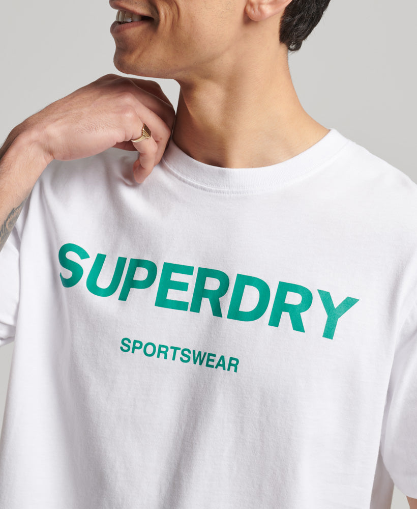 Code Core Sport T Shirt | Optic – Superdry | T-Shirts