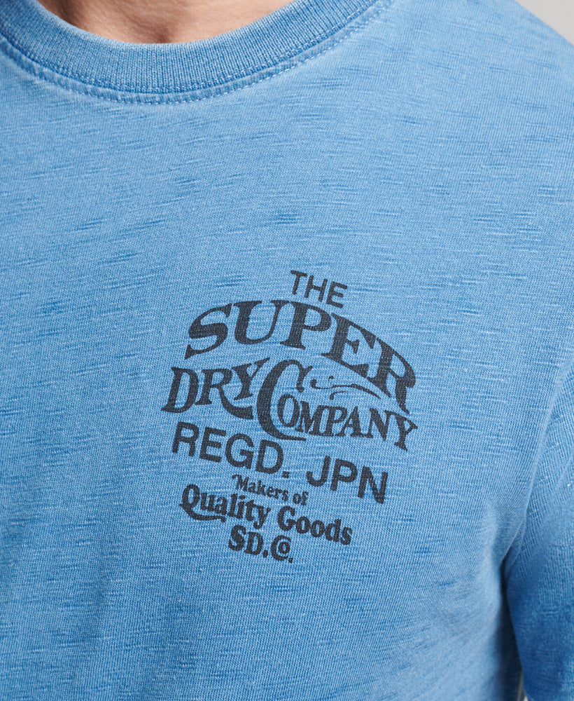 Vintage Real SUPERDRY CO TradeMark JPN SD Mens XS T-Shirt White