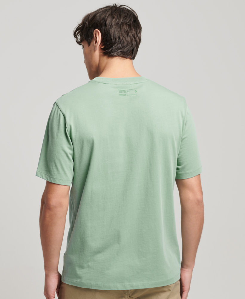 Code Stacked Logo T-Shirt | Granite Green – Superdry
