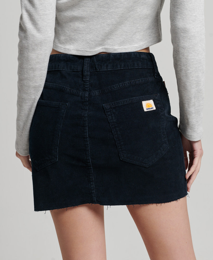 Vintage Cord Mini Skirt | Eclipse Navy