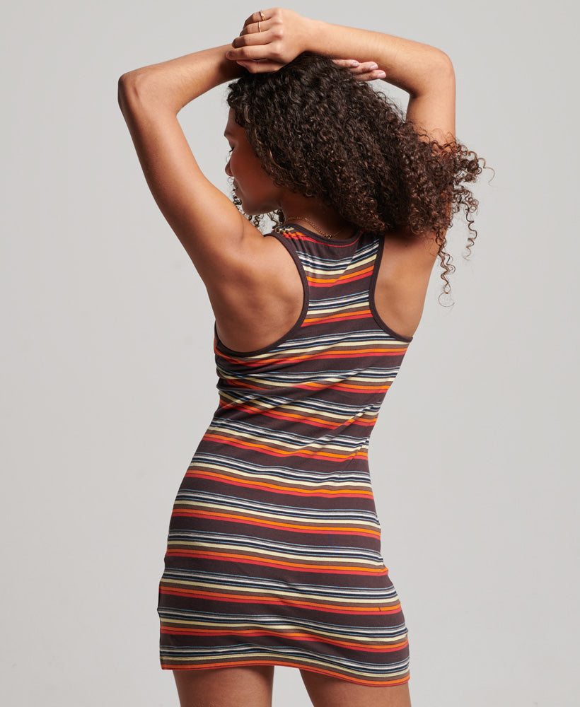 Vintage Stripe Racer Dress | Summer Yellow Stripe