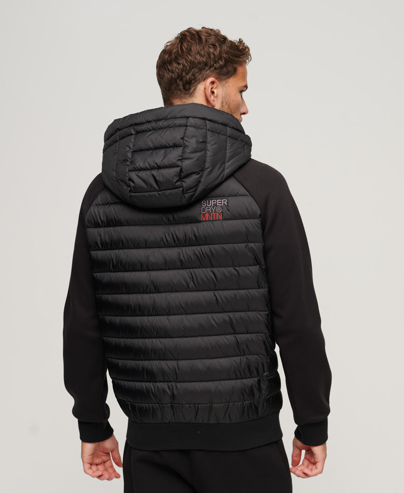 Hooded Storm Hybrid Padded Jacket | Black