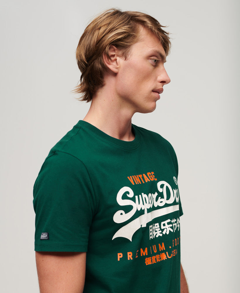 Classic Vintage Logo Heritage T-Shirt | Pine Green