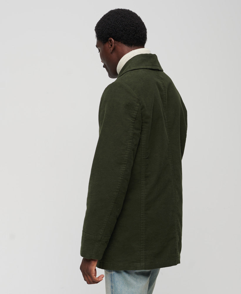 The Merchant Store - Moleskin Pea Coat | Surplus Goods Olive