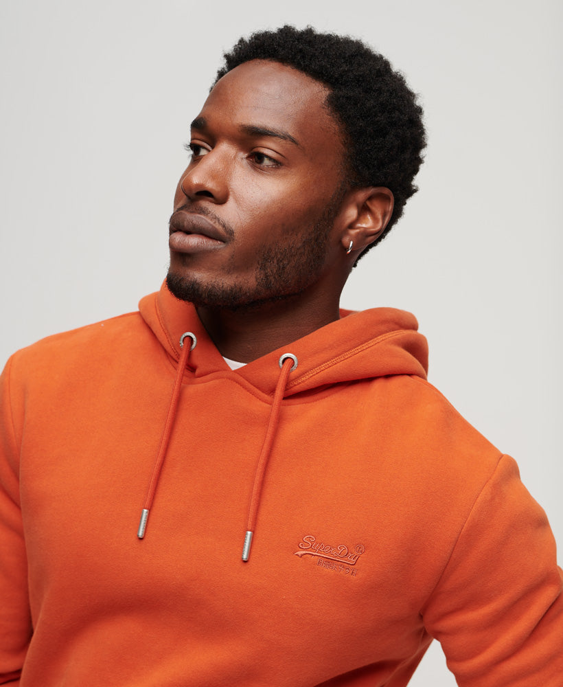 Essential Logo Hoodie | Denim Co Rust Orange