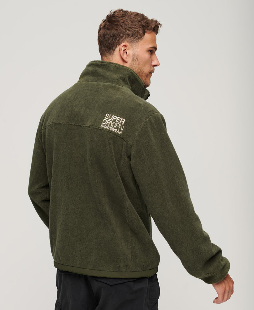 Code Fleece Trekker Jacket | Dark Moss Green