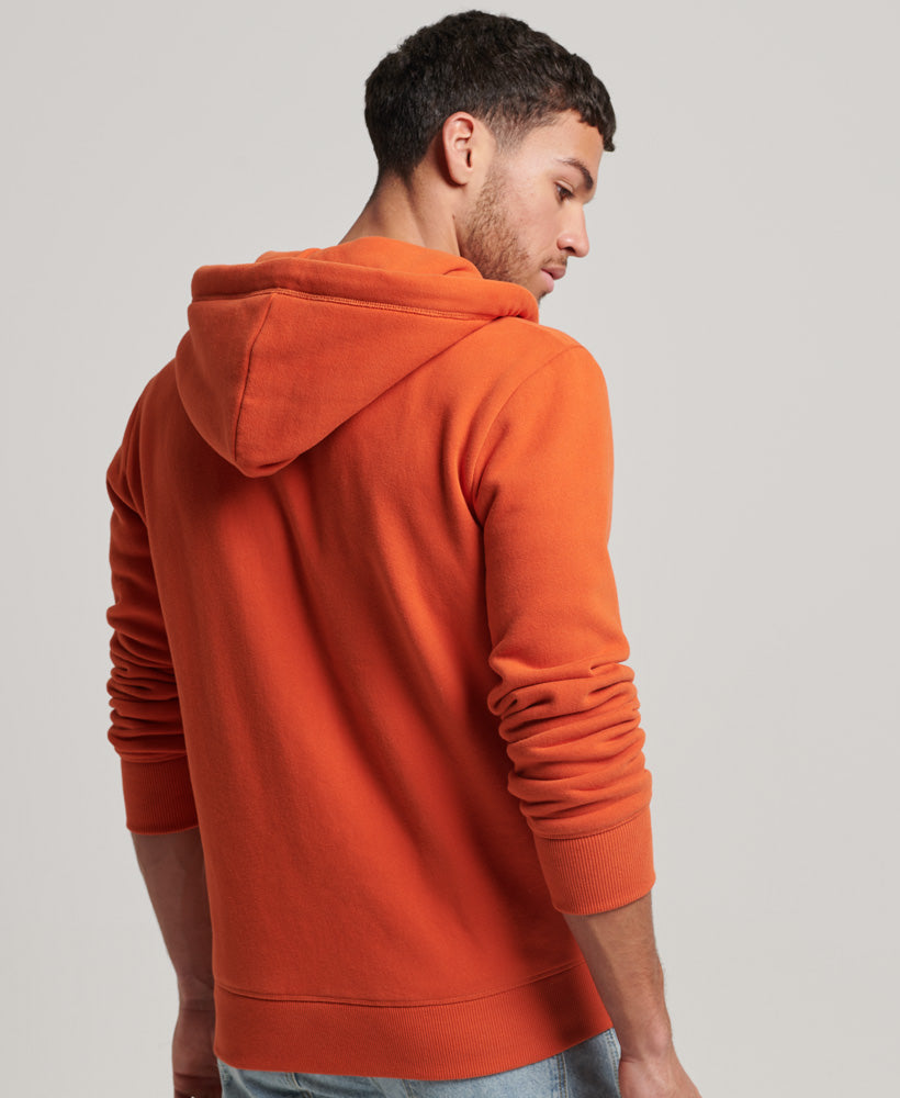 Essential Logo Ziphood | Denim Co Rust Orange