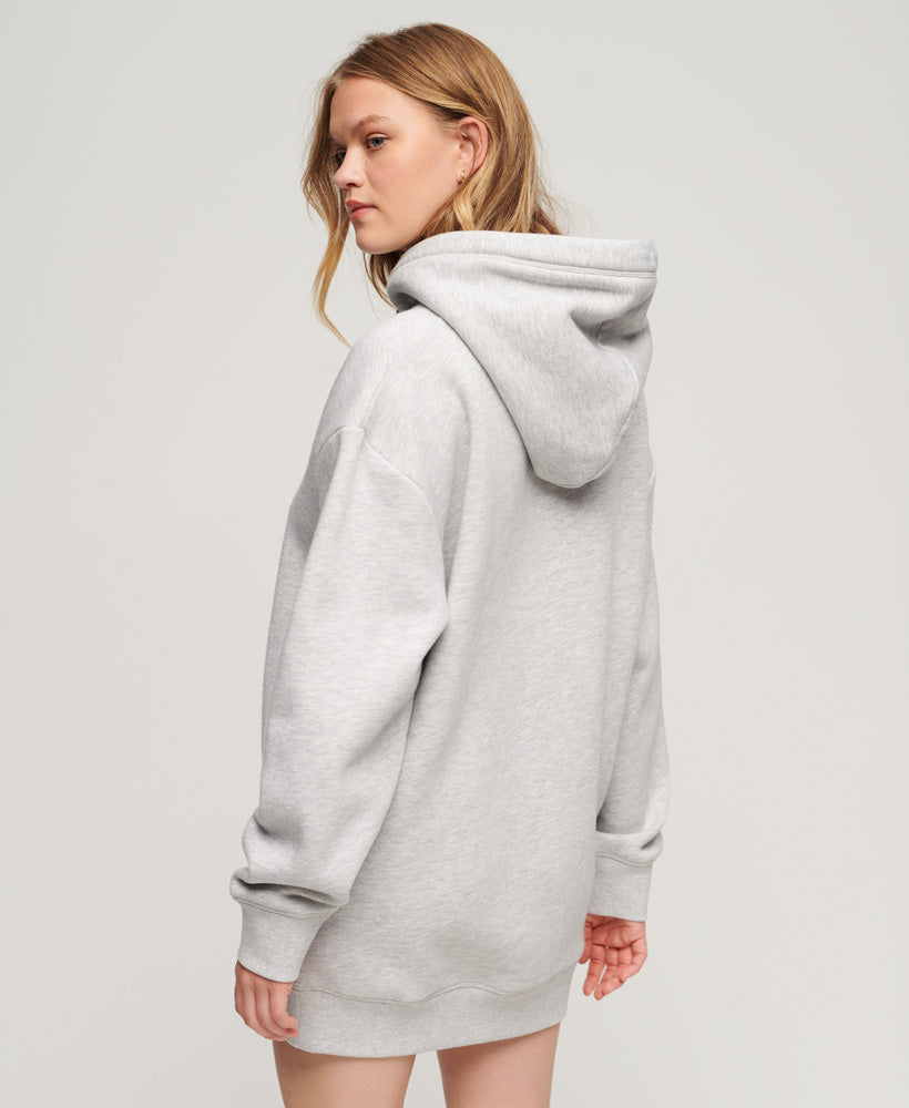 Essential Hoodie Dress | Glacier Grey Marle