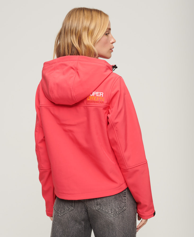 CODE Trekker Hooded Softshell Jacket | Active Pink
