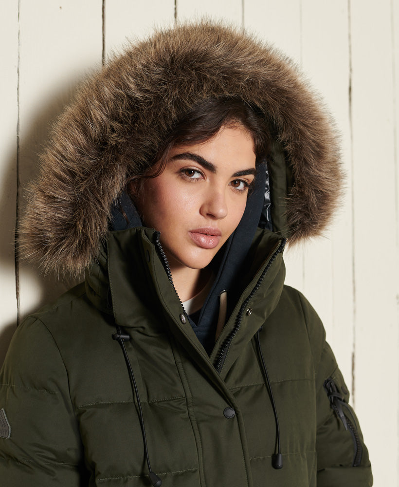 Microfiber Expedition Parka Jacket | Surplus Goods Olive – Superdry