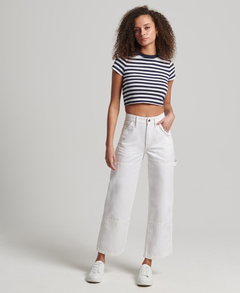 High Rise Carpenter Pants | Ecru 30