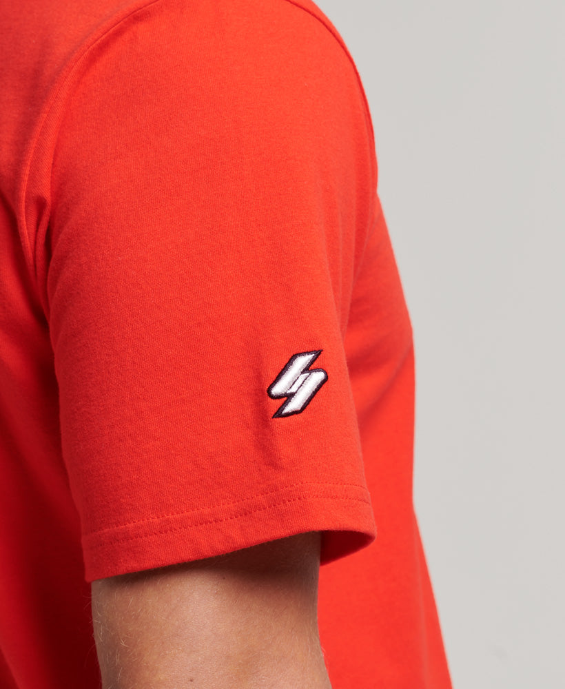 Code Micro Logo T Shirt | Bright Red