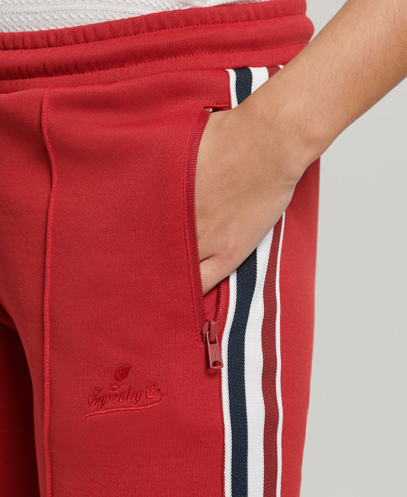 Vintage Tricot Track Pants | Red