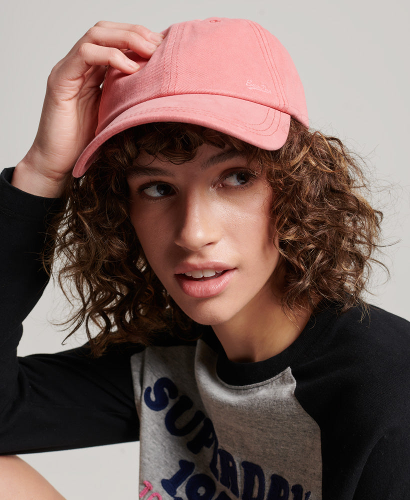 Vintage Embroidery Cap | Coral Peach – Superdry