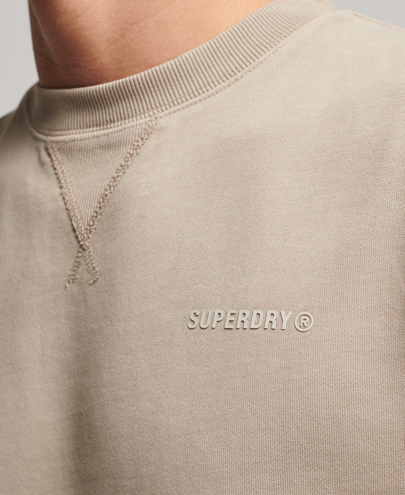 Code Essential Overdyed Crew Sweatshirt | Stone Dark Grey