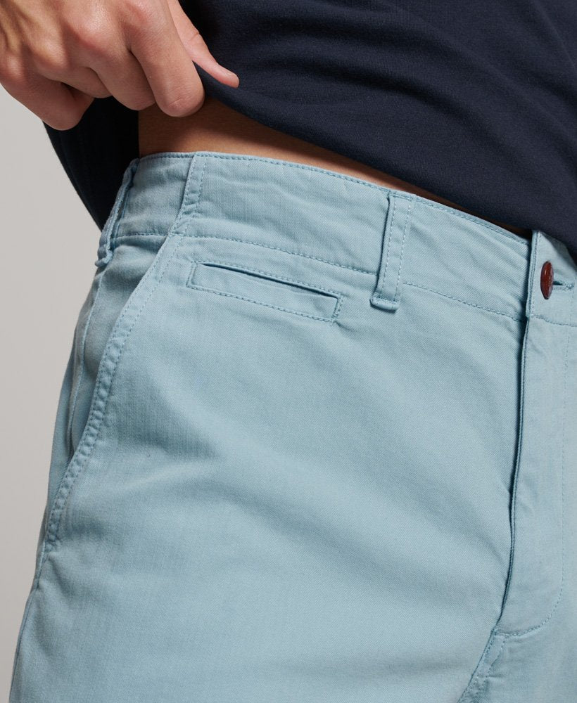 Vintage Officer Chino Shorts | Allure Blue