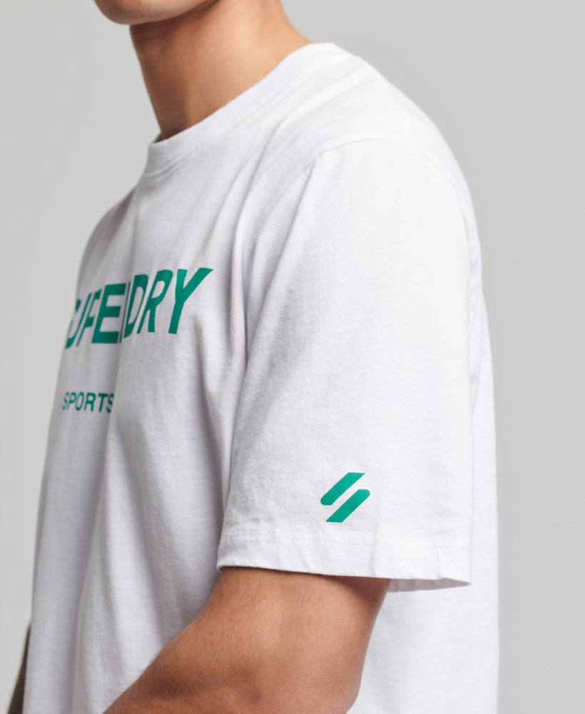 Code Core Sport T Shirt | Optic – Superdry | T-Shirts