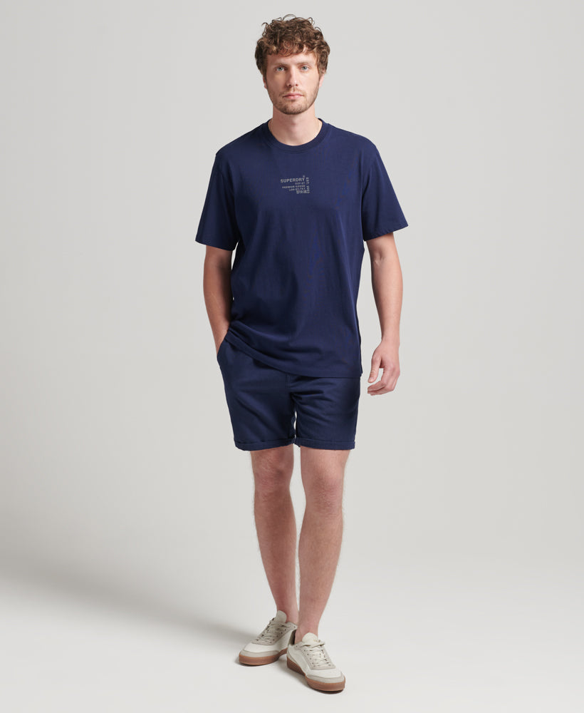 Code Stacked Logo T-Shirt | Rich Navy – Superdry