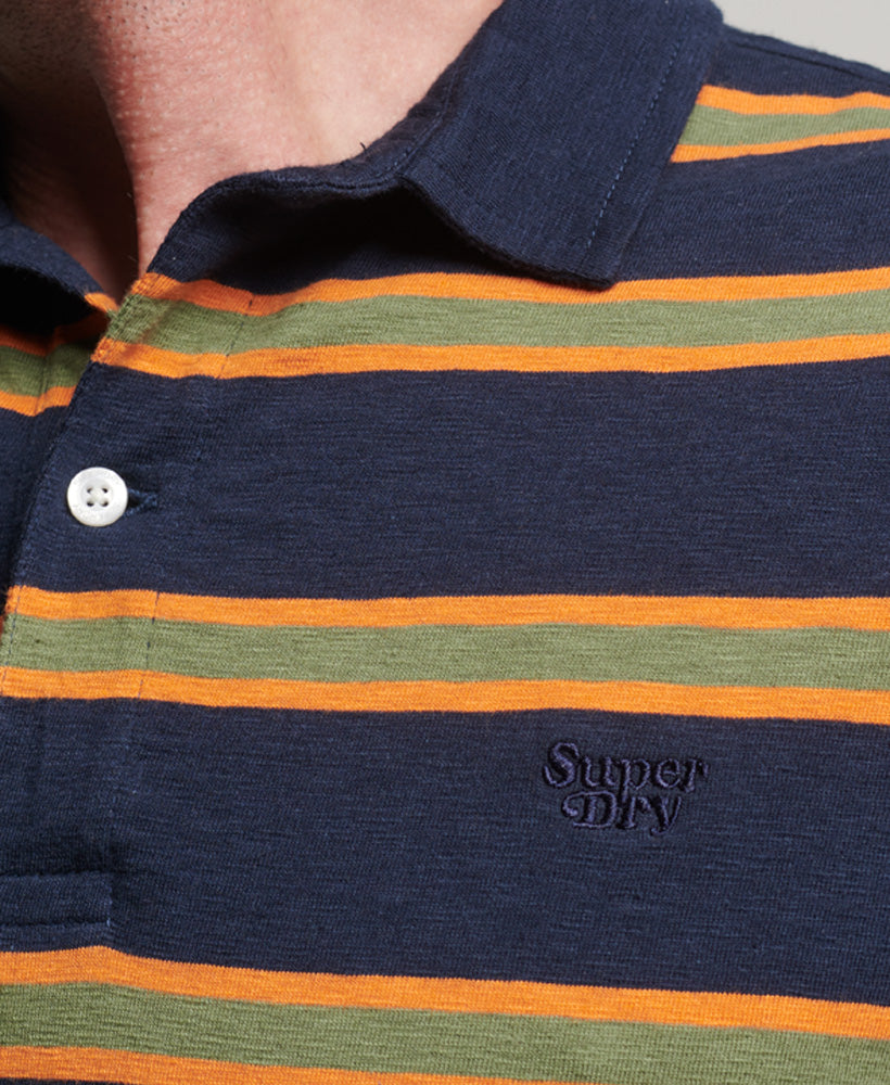 Jersey Stripe Polo | Navy Stripe