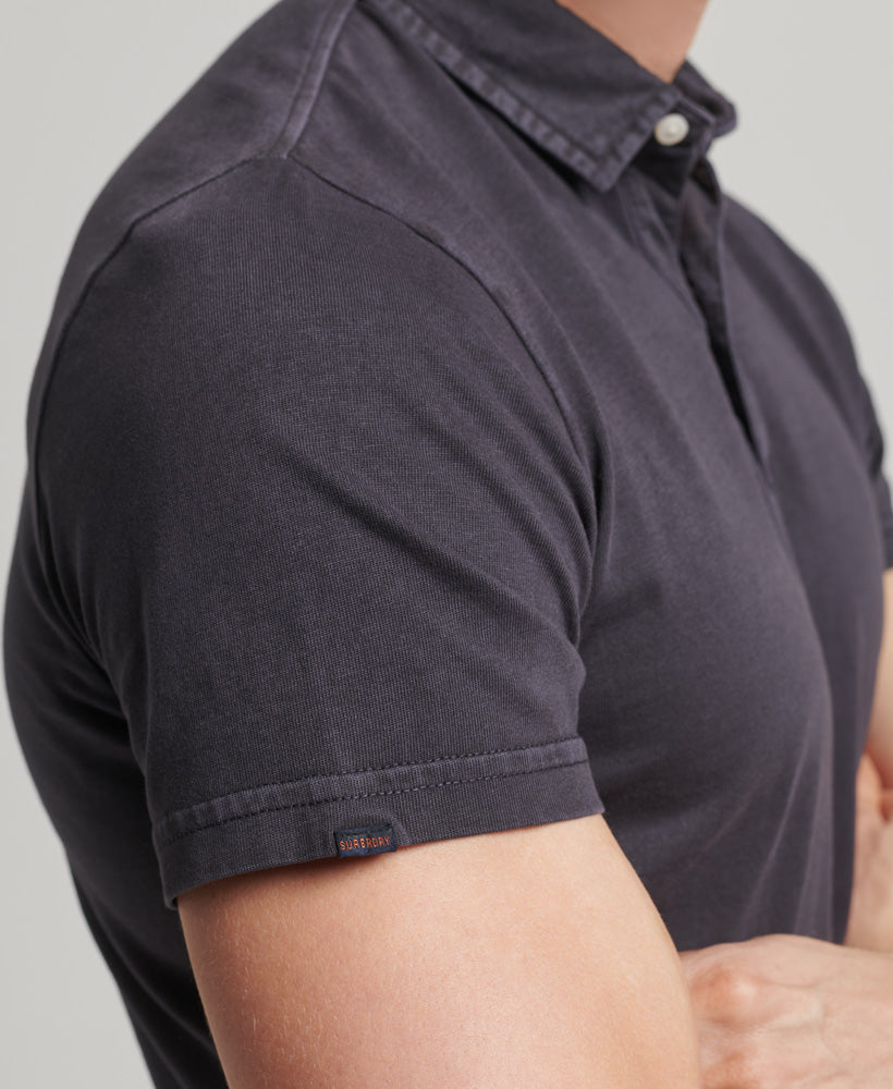 Studios Jersey Polo | Washed Black