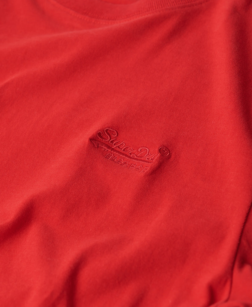 Organic Cotton Essential Logo T-Shirt | Rouge Red