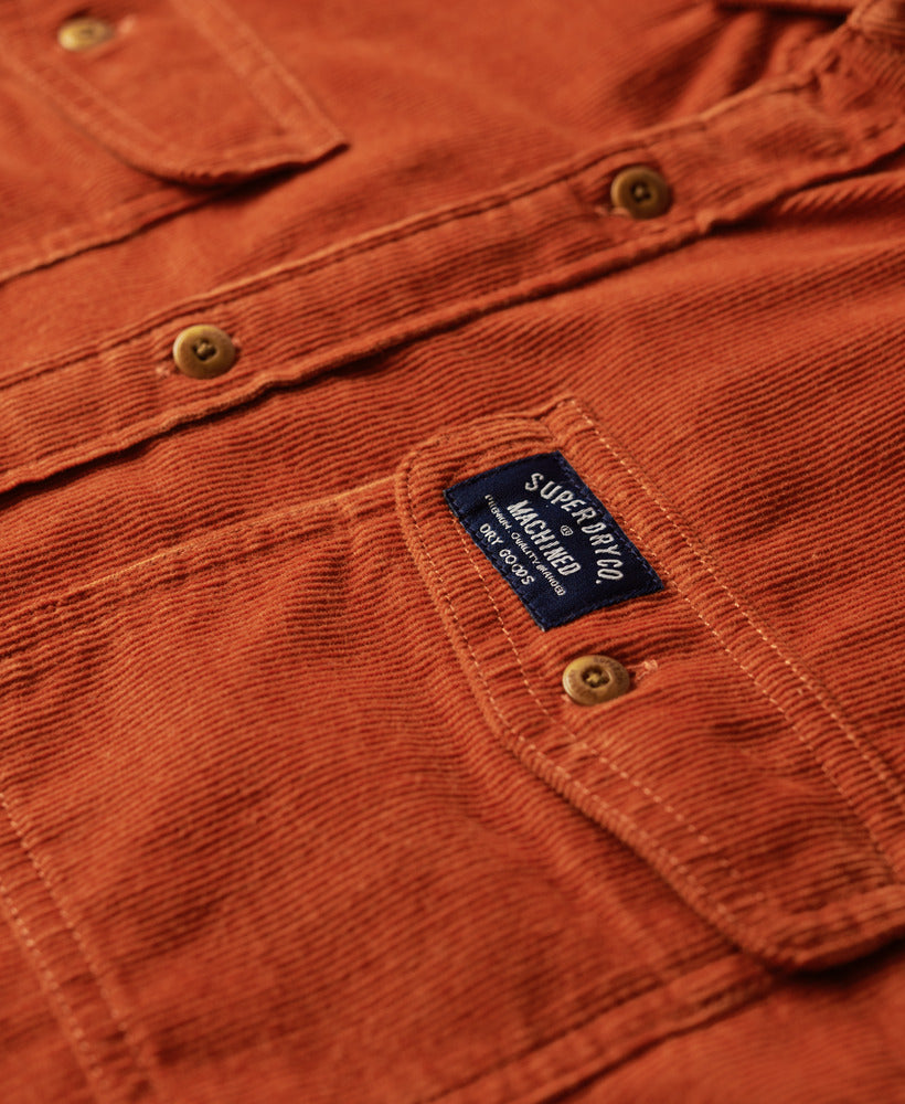 Trailsman Relaxed Fit Corduroy Shirt | Clay Orange