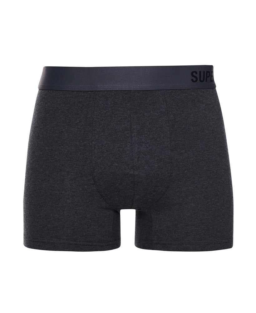 Boxer Offset Double Pack | Black/Charcoal