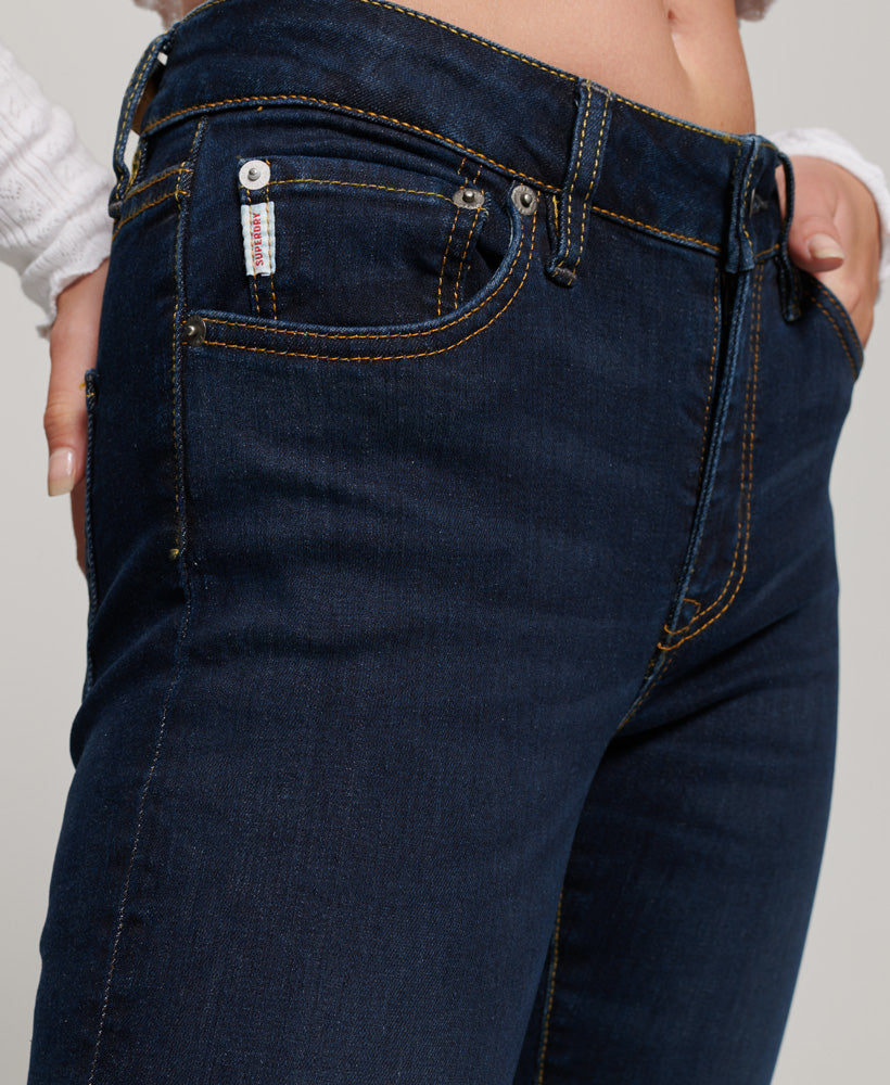Vintage Mid Rise Skinny Jeans | Van Dyke Mid Used