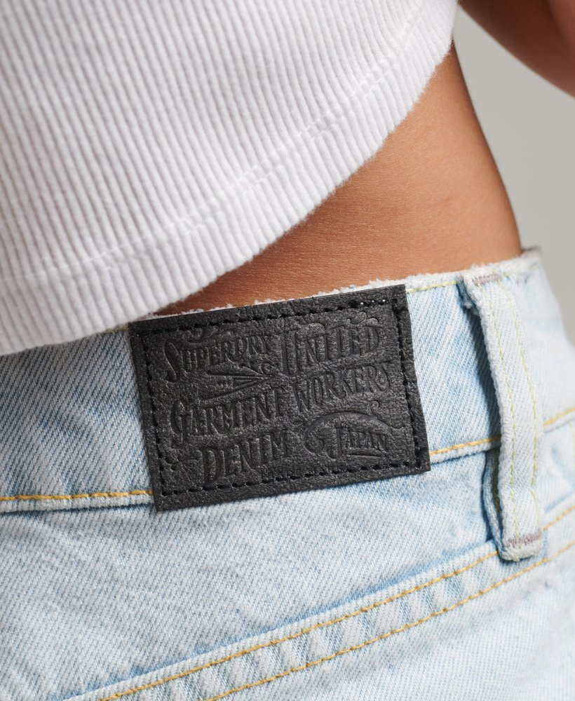 Vintage High Rise Straight Jeans | Light Indigo Vintage 30