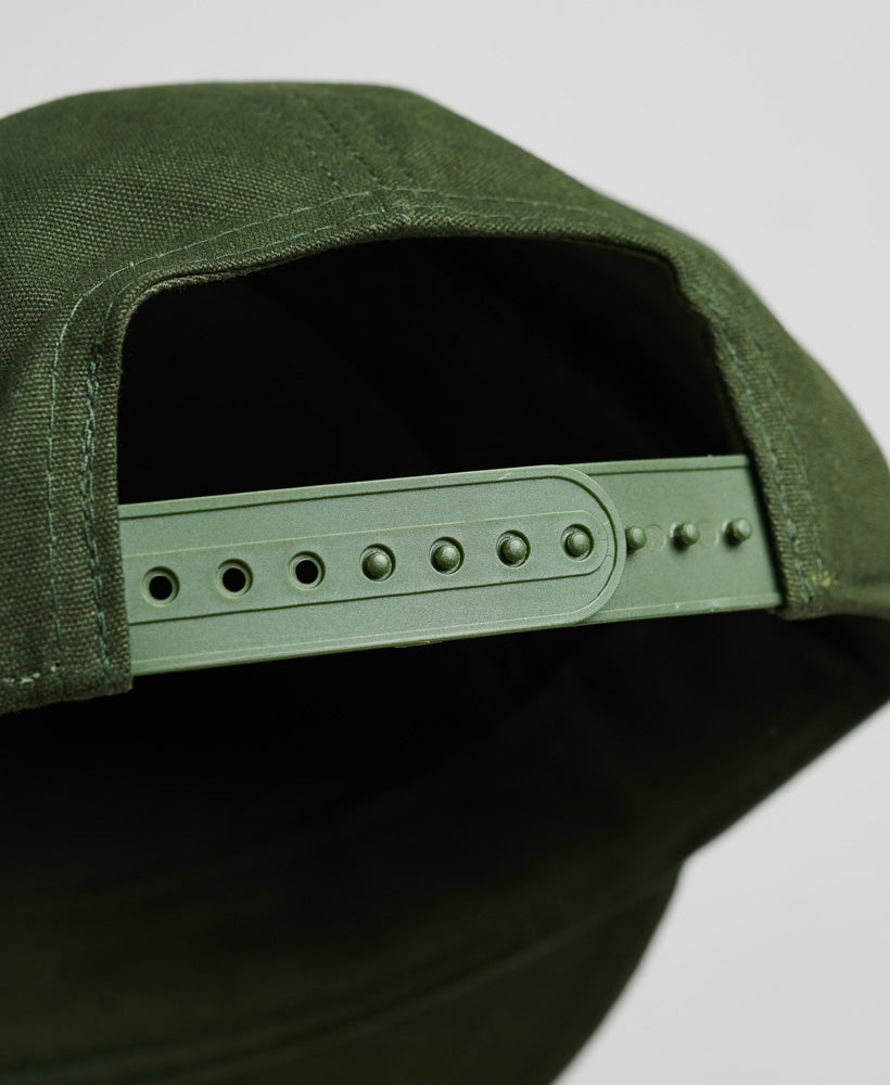 Vintage B Boy Cap | Army Green