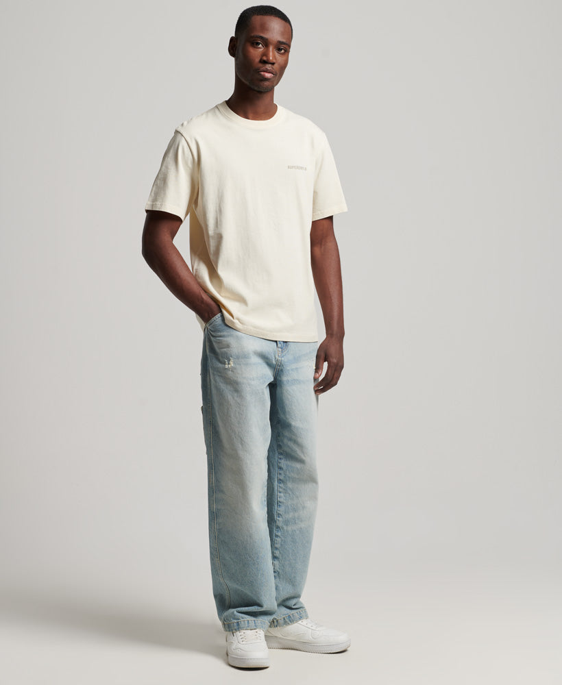 Code Essential Overdyed T Shirt | Rice White – Superdry