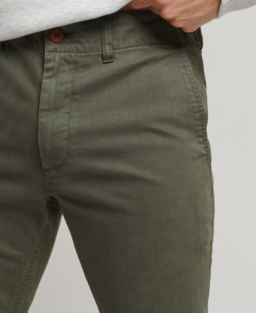 Officers Slim Chino Trousers | Surplus Goods Olive 32